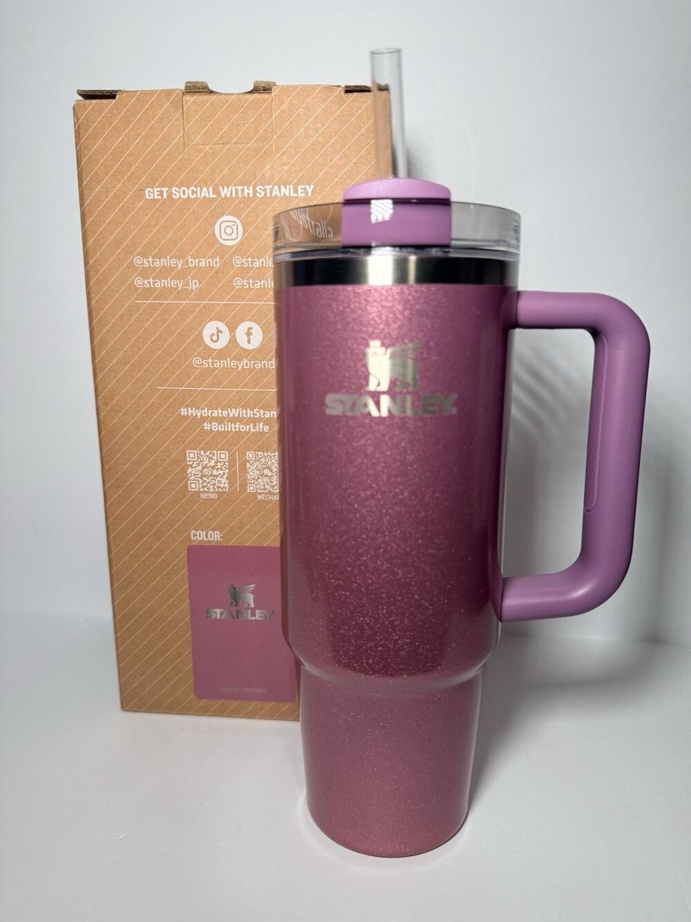 Stanley X Starbucks APAC Limited Edition MAUVE SHIMMER 30oz Tumbler NWT NIB